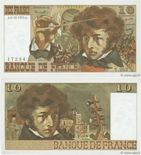 France p150 اسکناس 10 فرانک فرانسه - 98% - Image 1