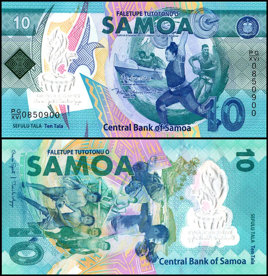 samoa p45 اسکناس 10 تالا ساموآ - Image 1