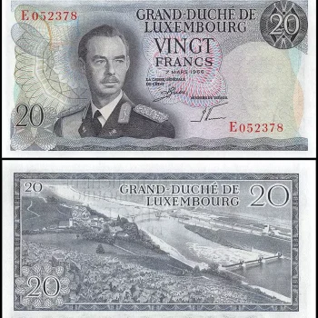 اسکناس 20 فرانک لوگزامبورگ (کپی)